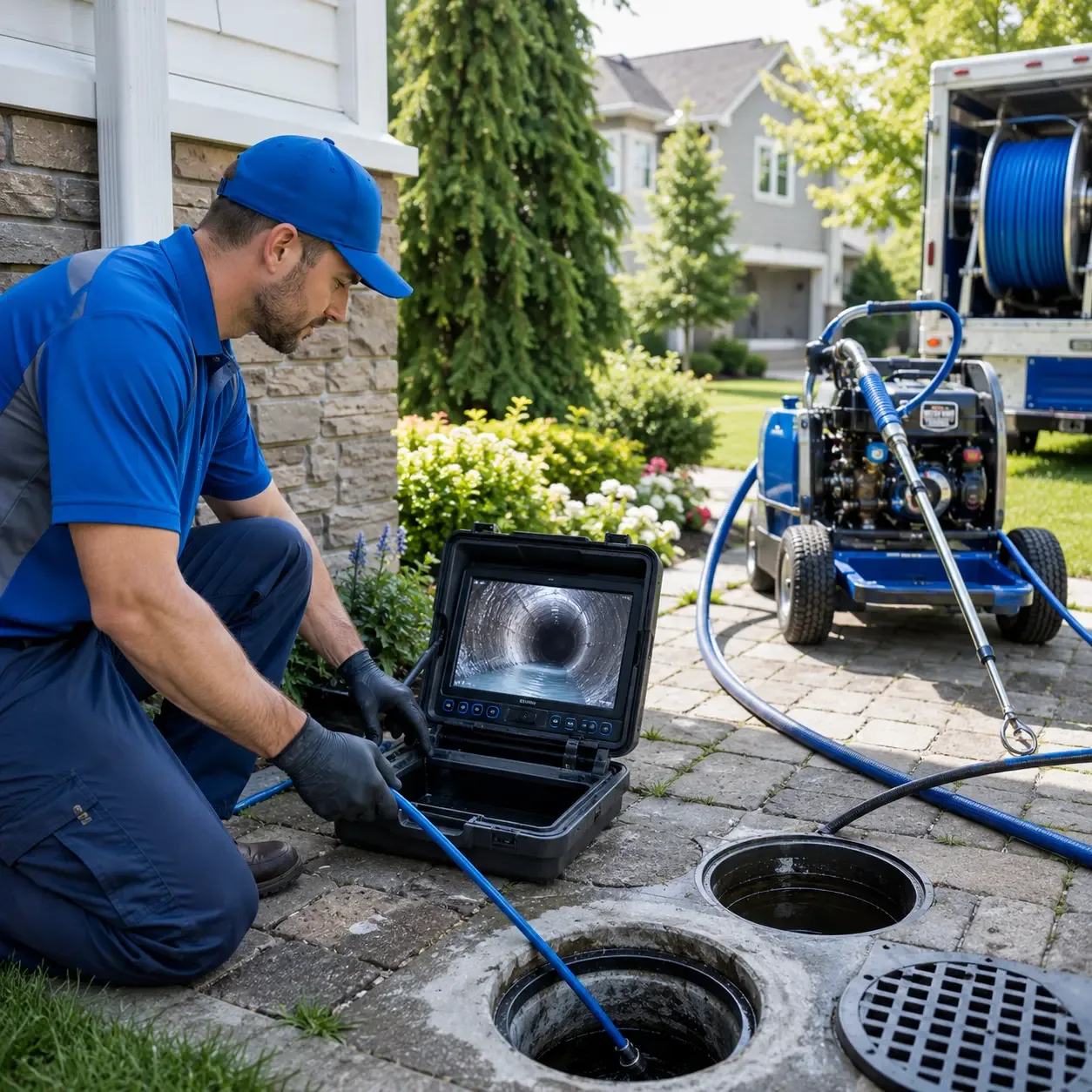 Outdoor drain cleaning professionals serving Canaan, VT